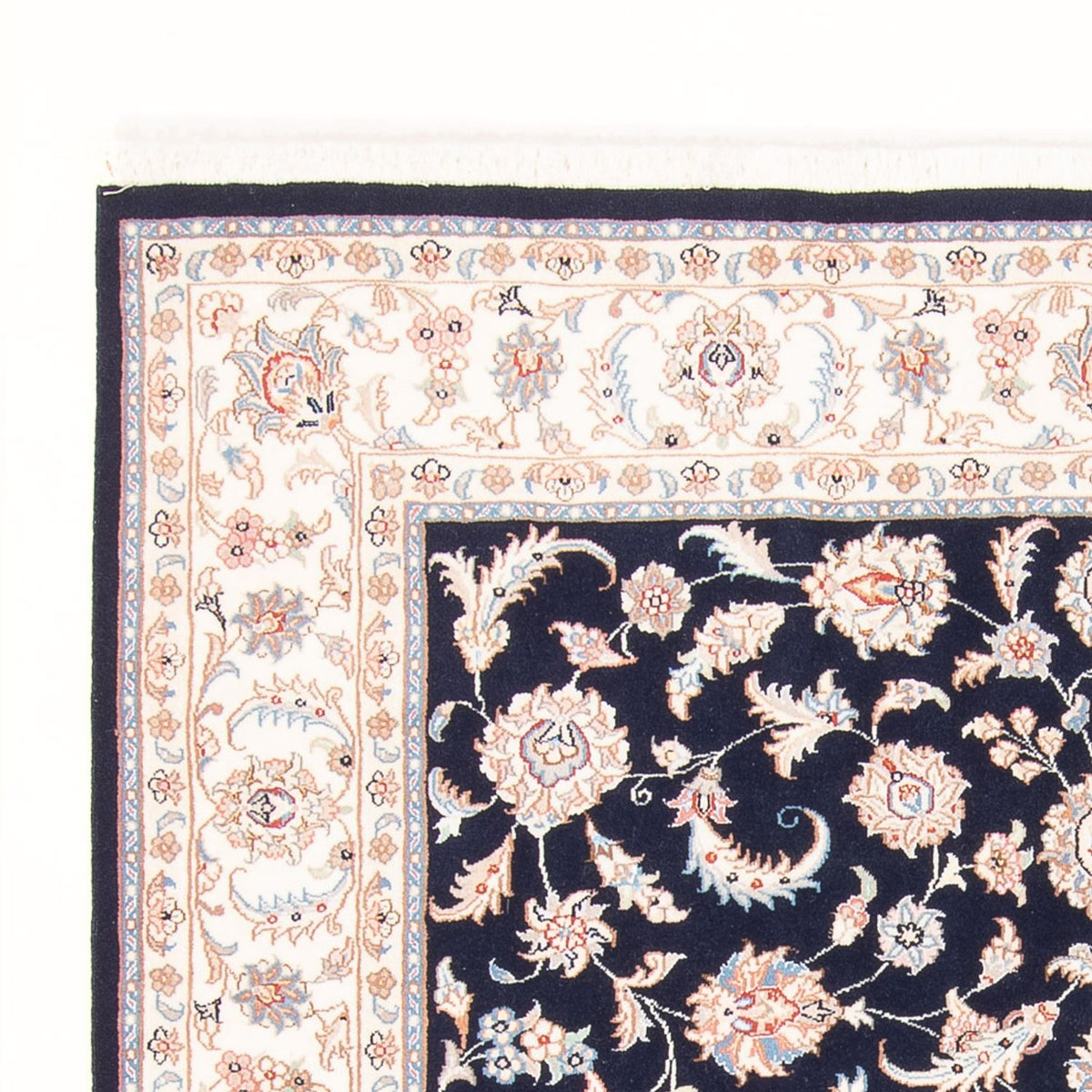 Perzisch tapijt - Tabriz - Royal - 203 x 147 cm - donkerblauw