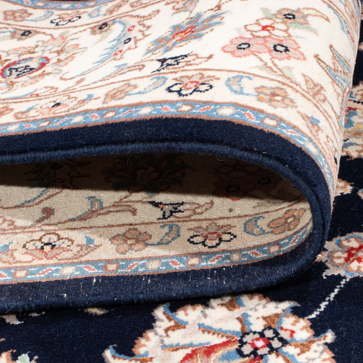 Perzisch tapijt - Tabriz - Royal - 203 x 147 cm - donkerblauw