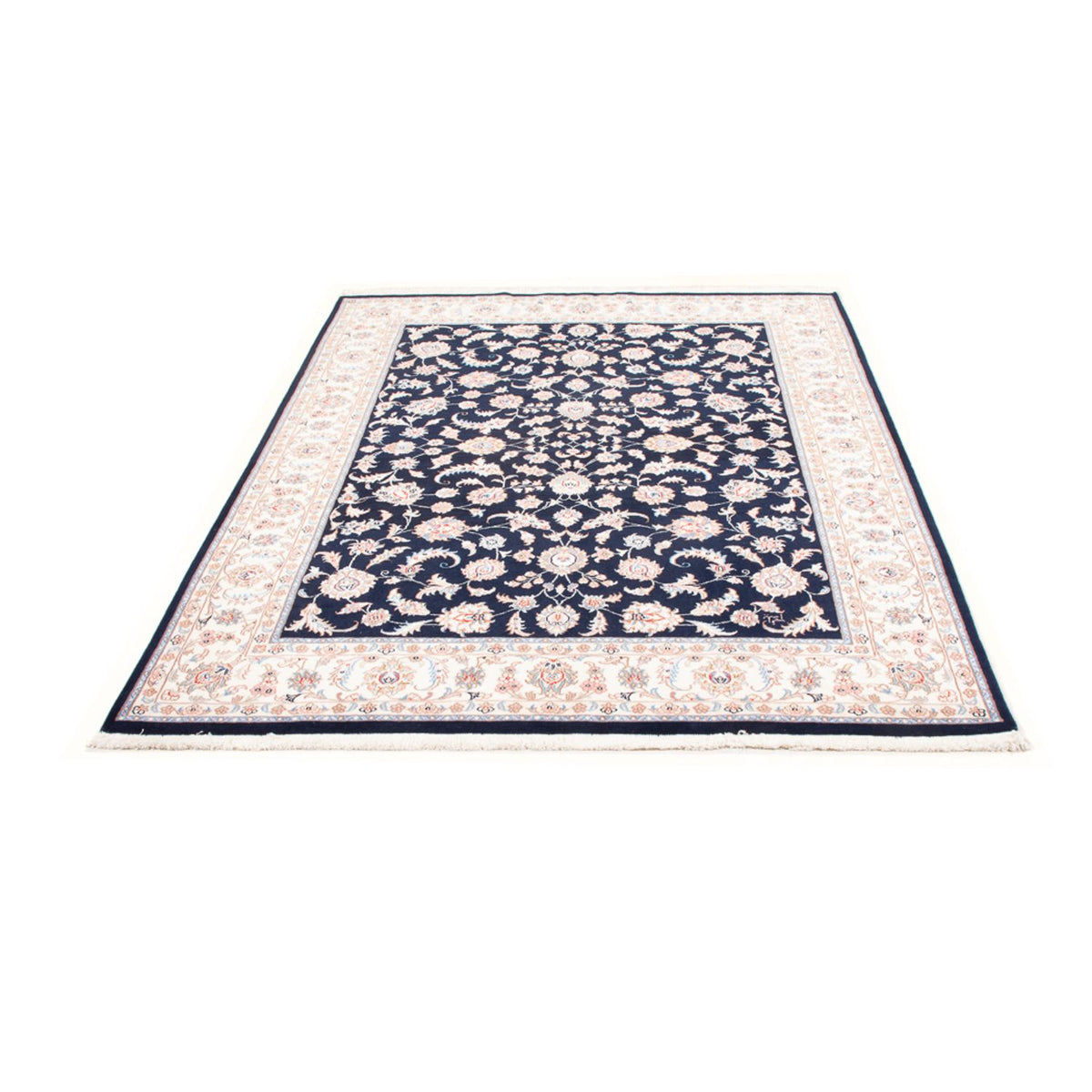 Perzisch tapijt - Tabriz - Royal - 203 x 147 cm - donkerblauw