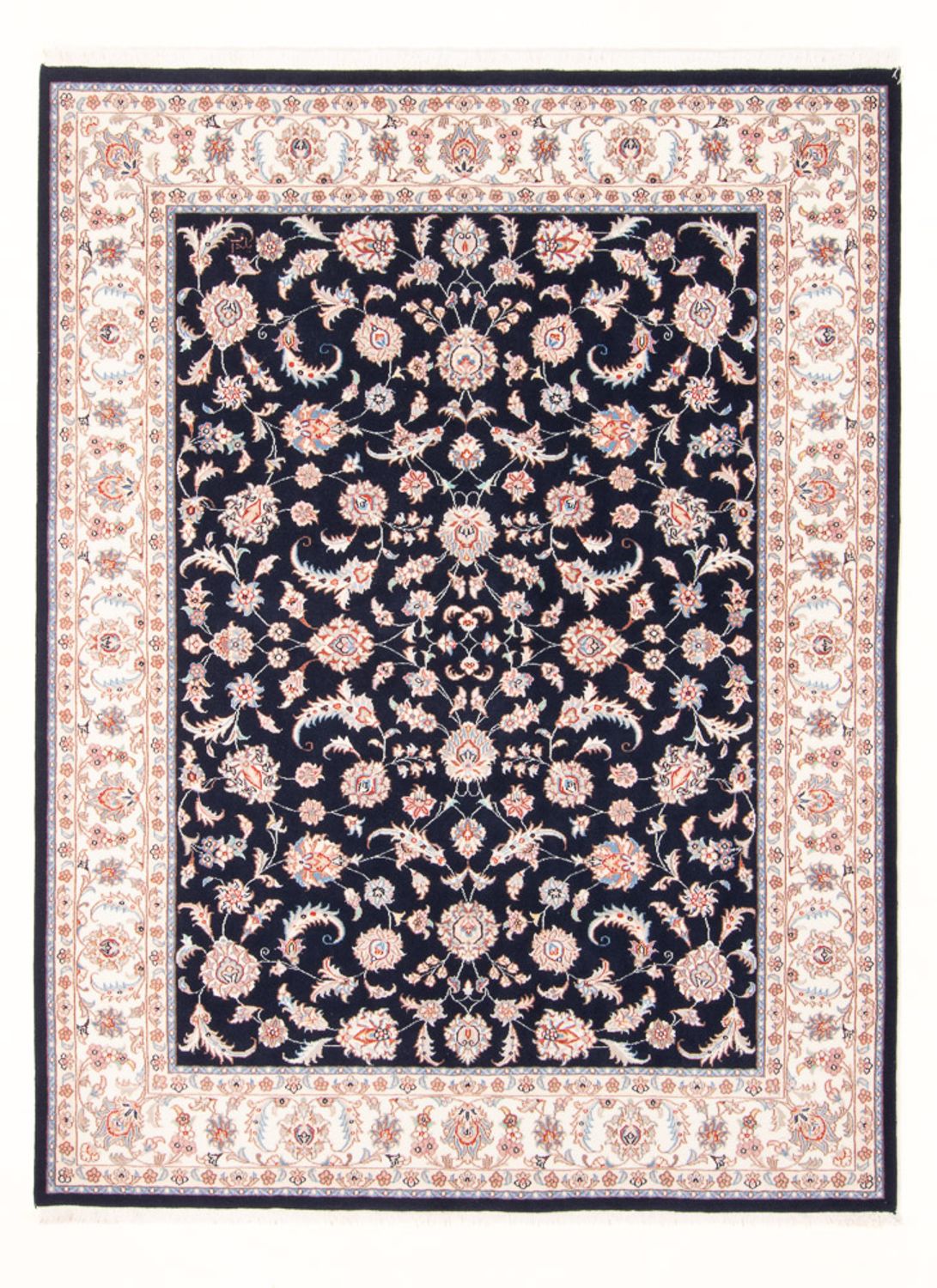 Perzisch tapijt - Tabriz - Royal - 200 x 150 cm - donkerblauw