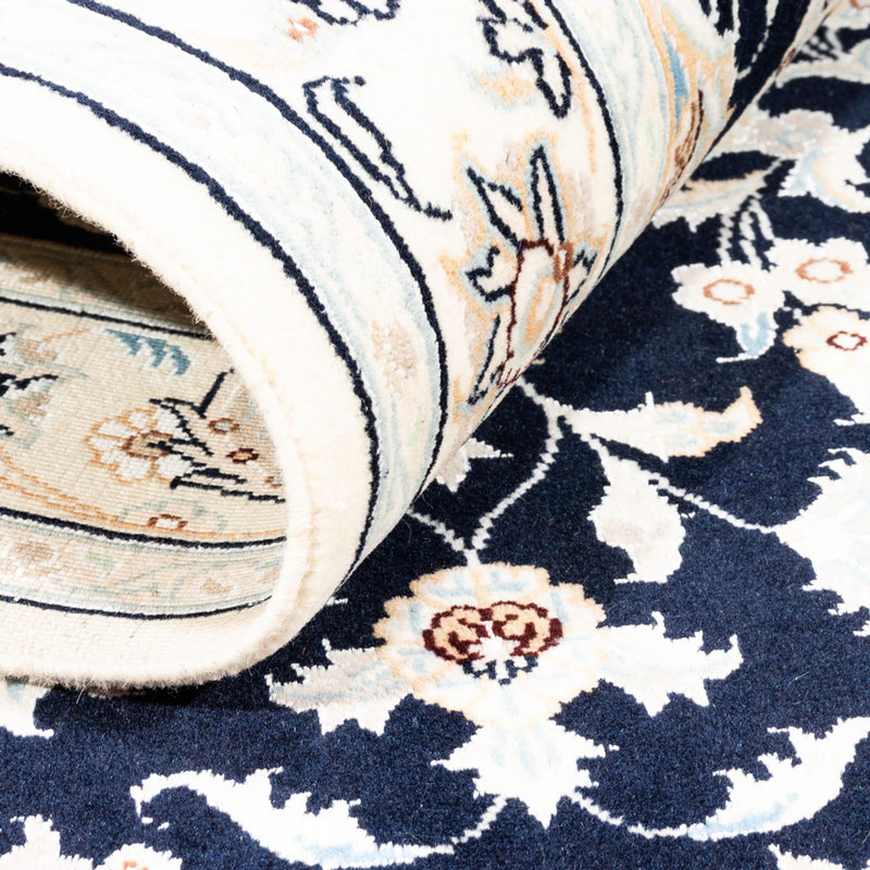 Perzisch tapijt - Nain - Premium - 154 x 104 cm - donkerblauw