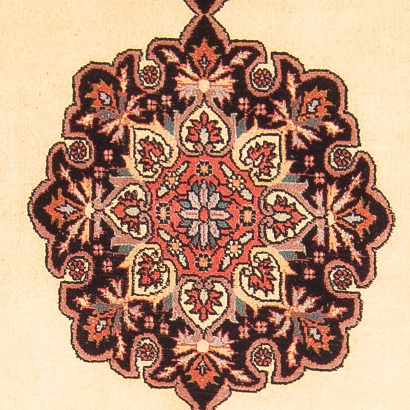 Loper Perzisch tapijt - Bijar - Koninklijk - 390 x 90 cm - beige