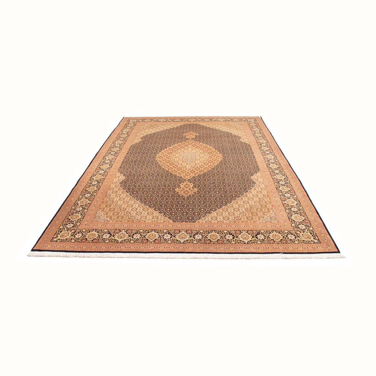 Perzisch tapijt - Tabriz - Royal - 300 x 202 cm - donkerblauw