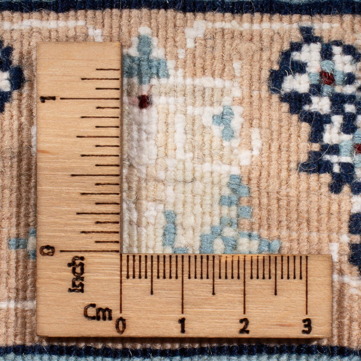 Perzisch tapijt - Nain - Premium - 110 x 66 cm - crème