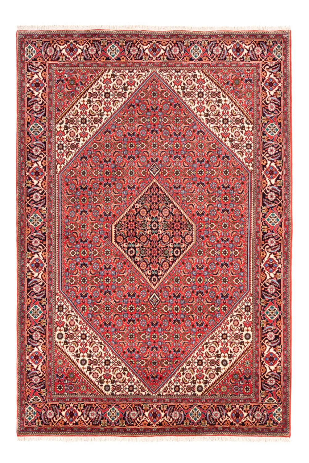 Perzisch tapijt - Bijar - Koninklijk - 245 x 170 cm - rood