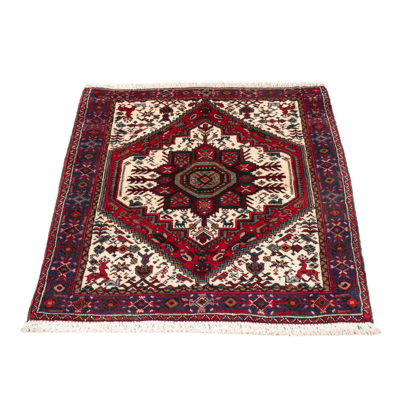 Perzisch Tapijt - Nomadisch - 95 x 58 cm - crème