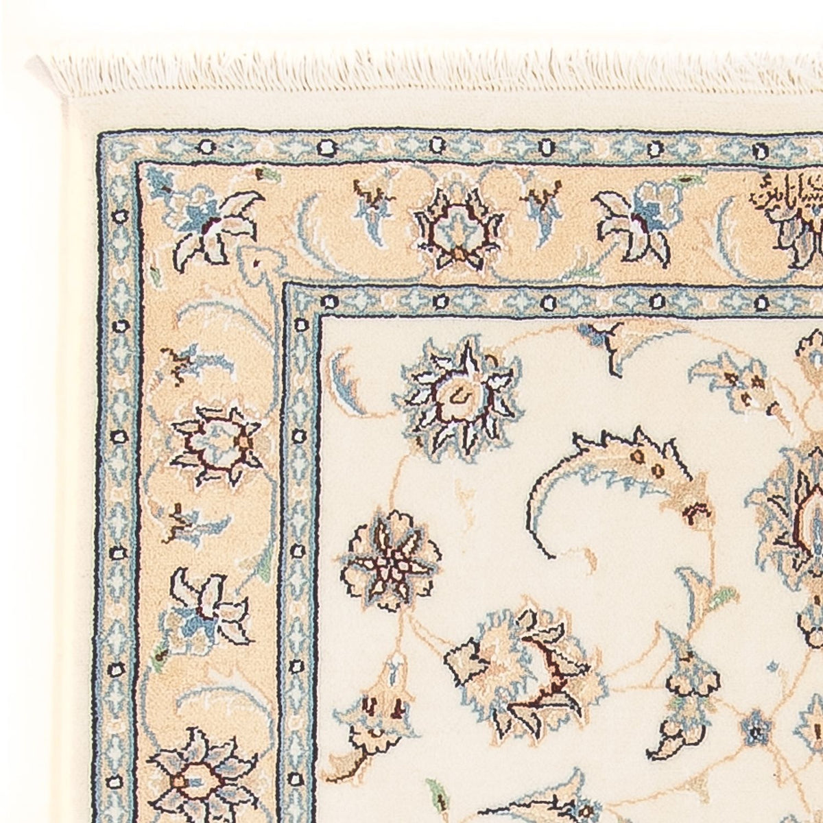 Perzisch tapijt - Nain - Premium - 115 x 74 cm - crème