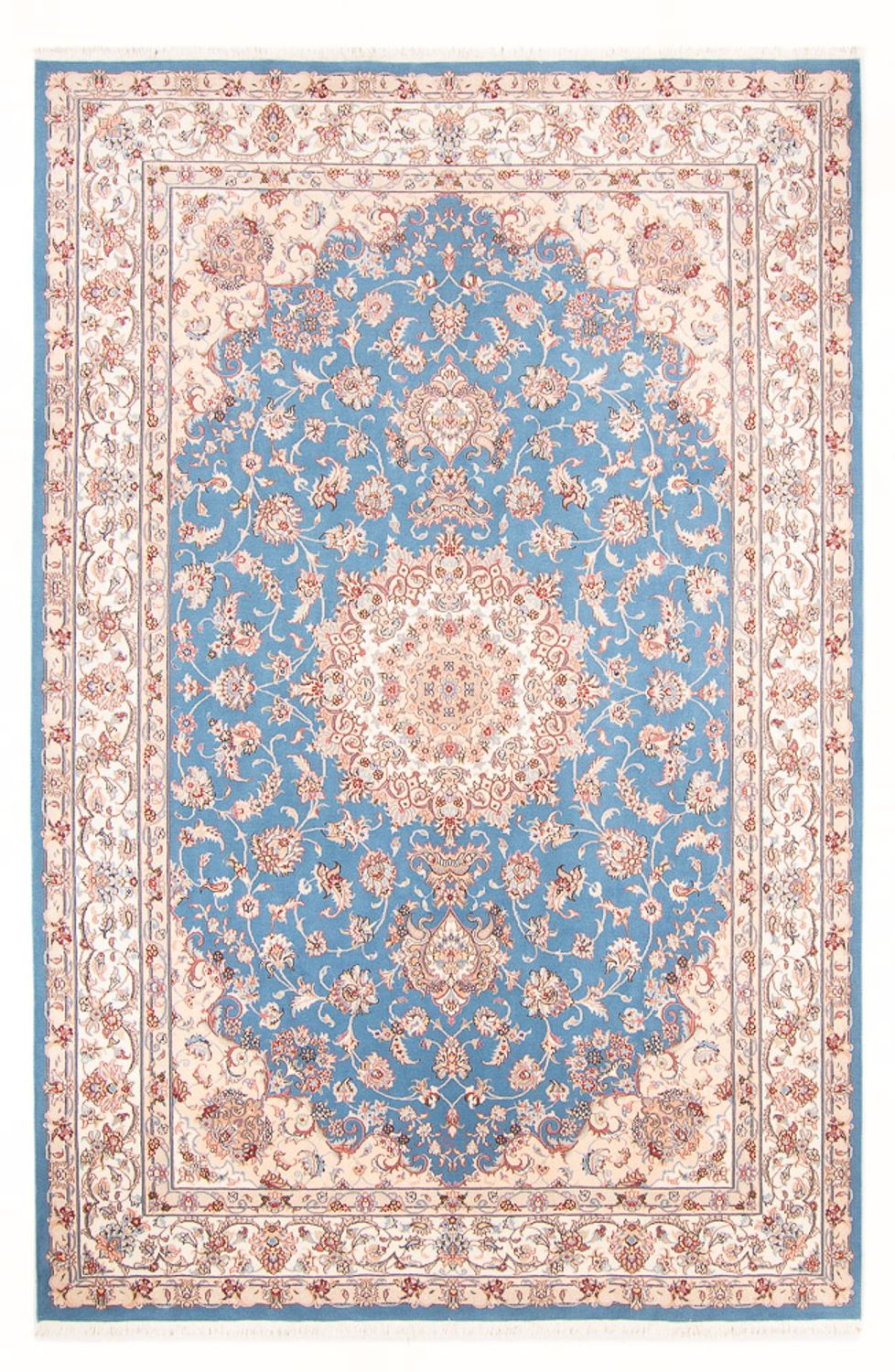 Perzisch tapijt - Tabriz - Royal - 298 x 197 cm - lichtblauw