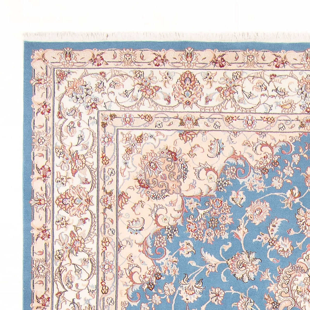 Perzisch tapijt - Tabriz - Royal - 298 x 197 cm - lichtblauw