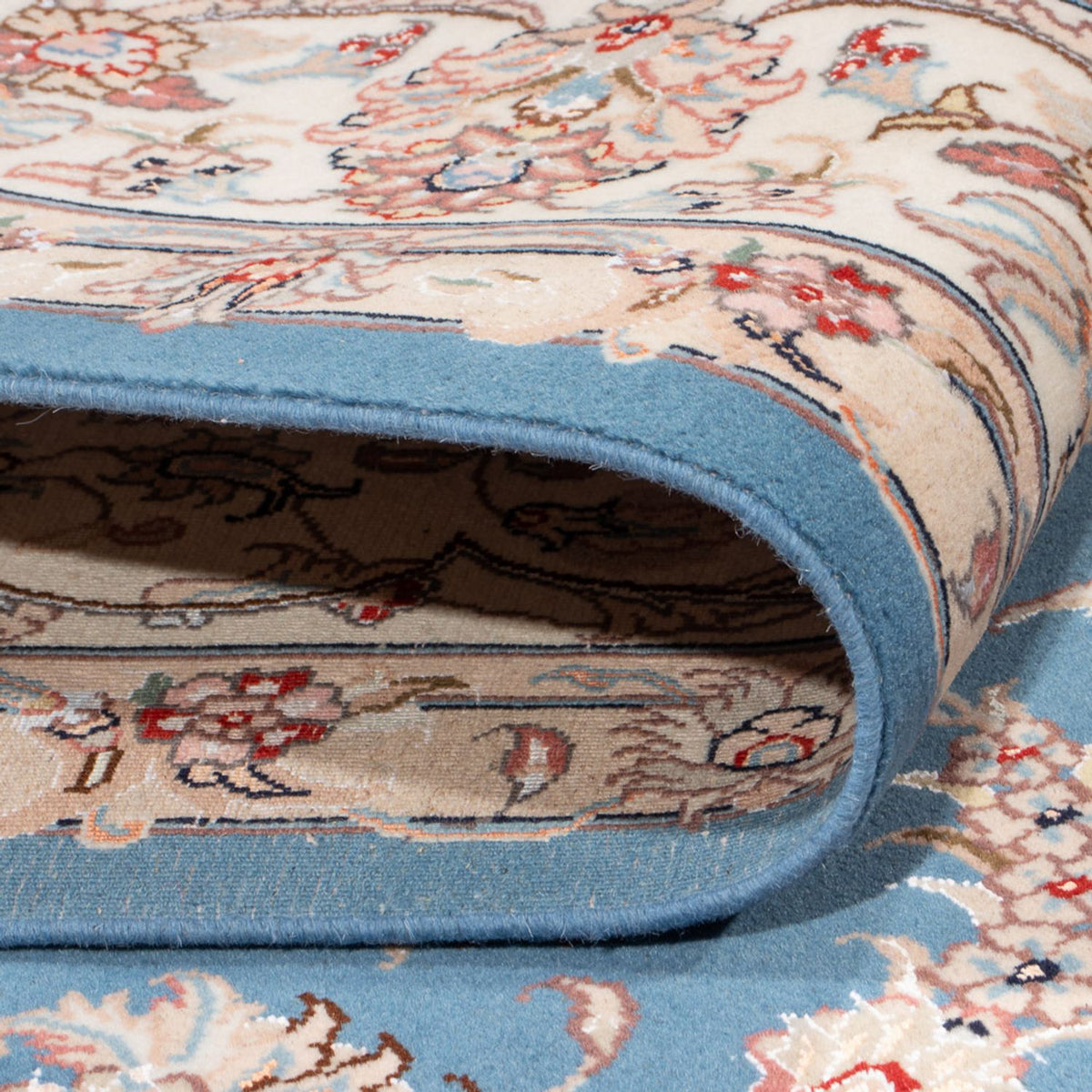 Perzisch tapijt - Tabriz - Royal - 298 x 197 cm - lichtblauw