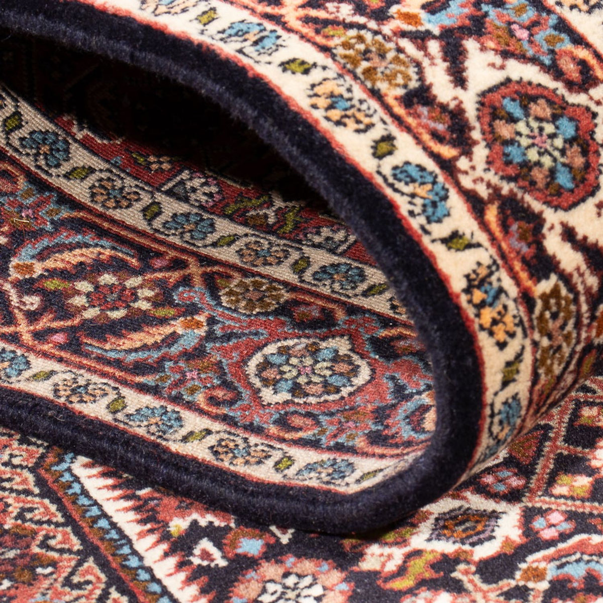 Loper Perzisch tapijt - Bijar - 395 x 84 cm - rood