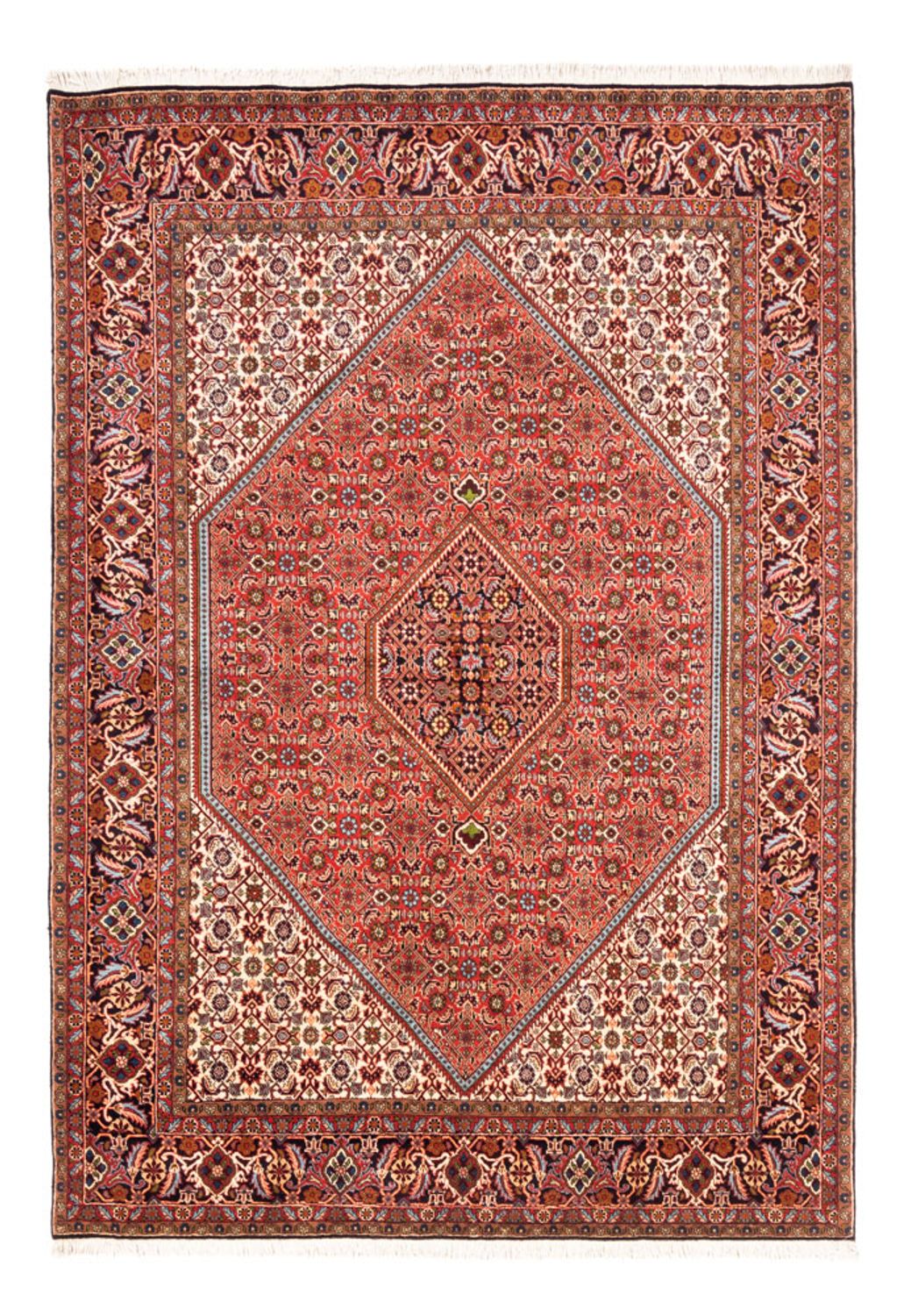 Perzisch tapijt - Bijar - 253 x 168 cm - rood