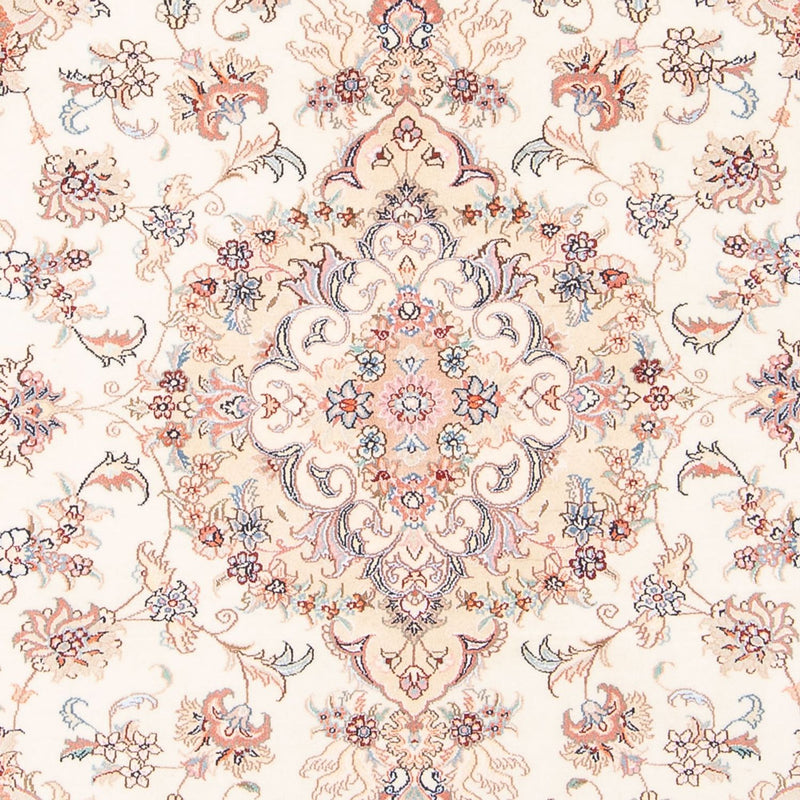 Perzisch tapijt - Tabriz - Royal - 195 x 150 cm - crème