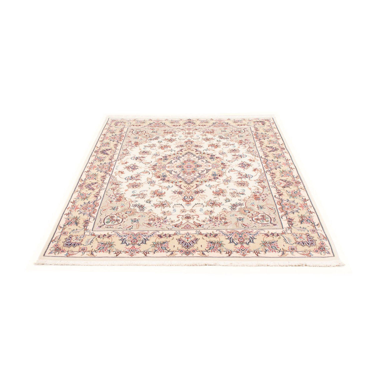 Perzisch tapijt - Tabriz - Royal - 195 x 150 cm - crème