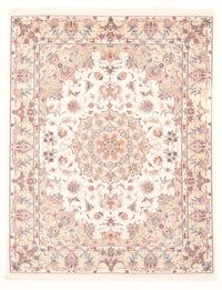 Perzisch tapijt - Tabriz - Royal - 198 x 148 cm - crème