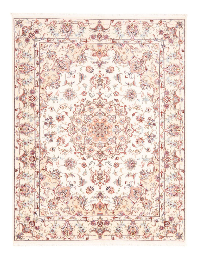 Perzisch tapijt - Tabriz - 196 x 151 cm - crème