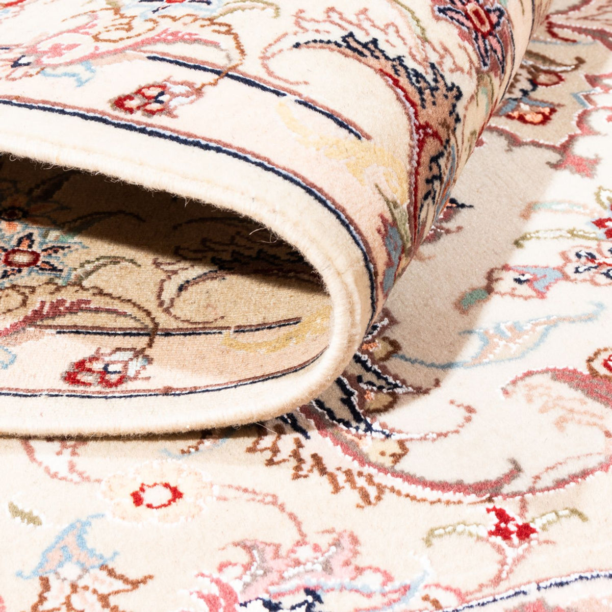 Perzisch tapijt - Tabriz - 196 x 151 cm - crème