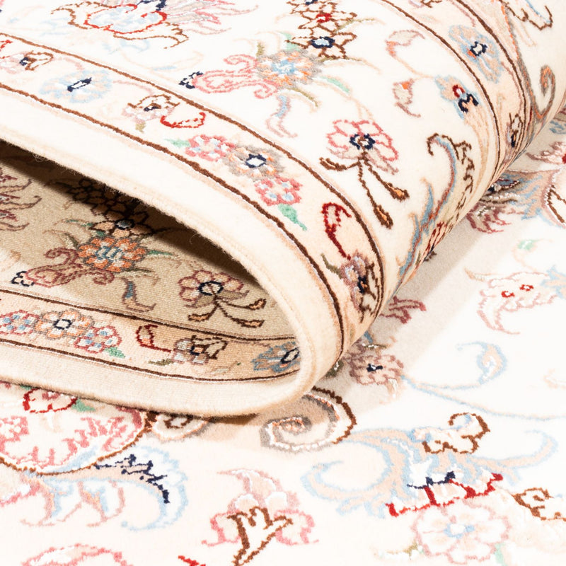 Perzisch tapijt - Tabriz - 196 x 153 cm - crème