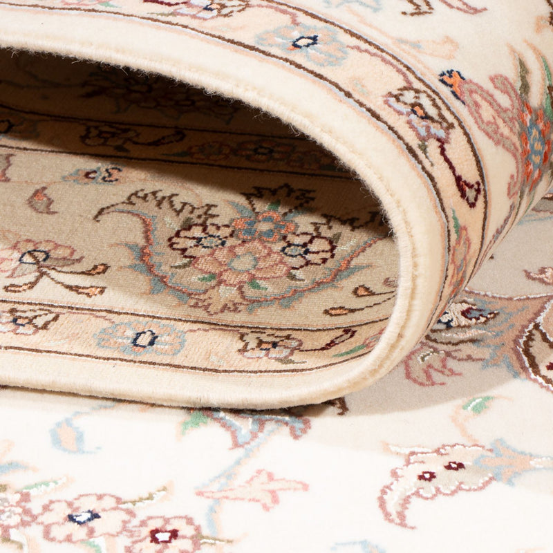 Perzisch tapijt - Tabriz - Royal - 203 x 148 cm - crème