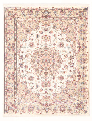 Perzisch tapijt - Tabriz - Royal - 196 x 150 cm - crème