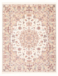 Perzisch tapijt - Tabriz - Royal - 196 x 150 cm - crème