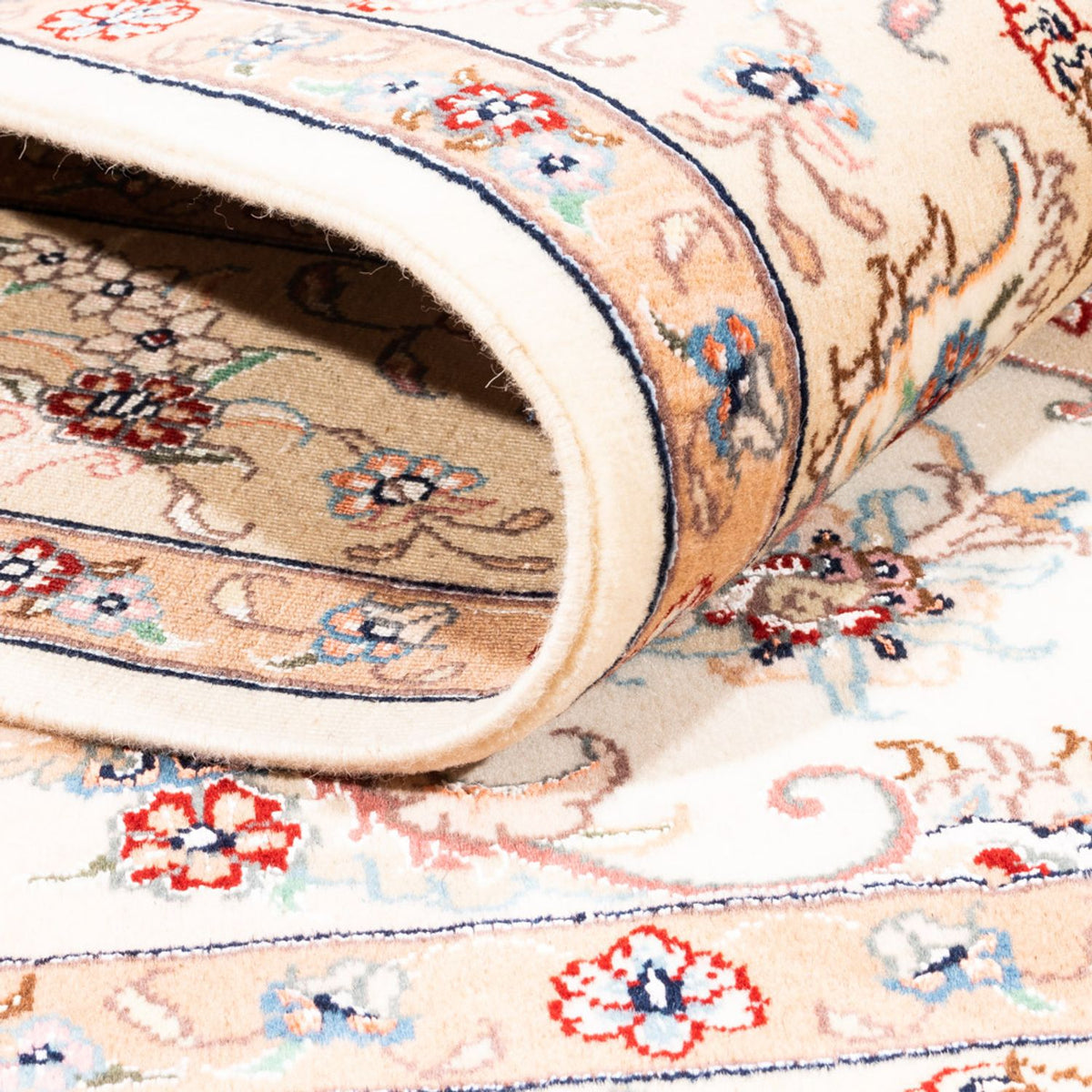 Perzisch tapijt - Tabriz - 200 x 150 cm - crème