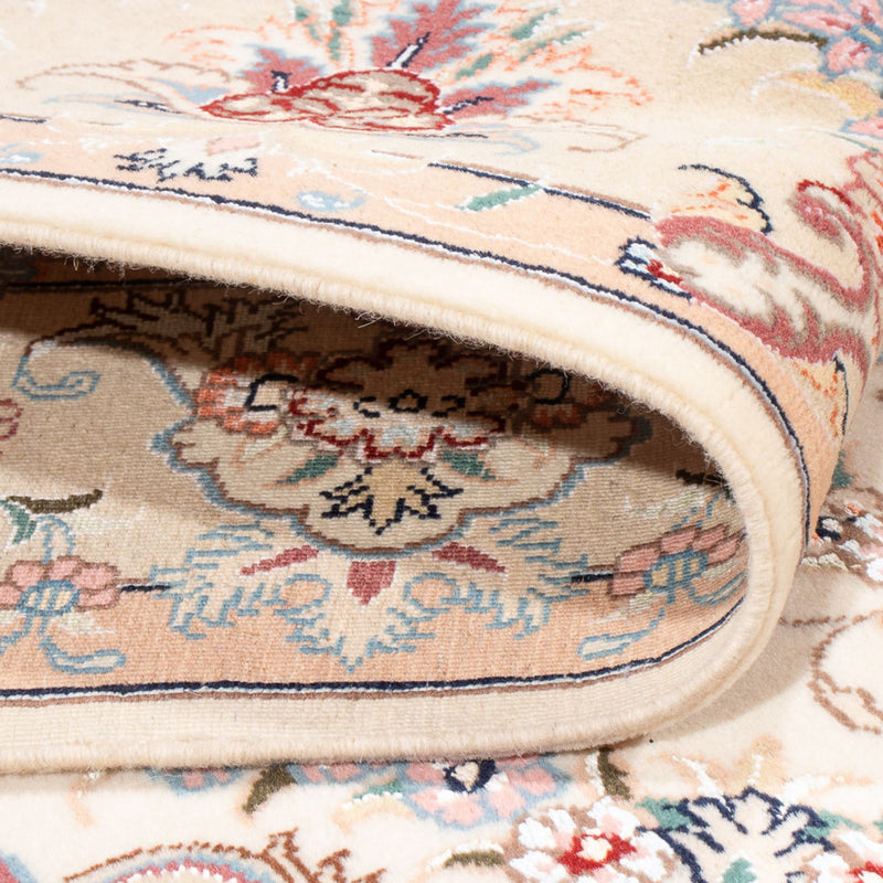 Perzisch tapijt - Tabriz - Royal - 200 x 147 cm - crème