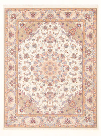 Perzisch tapijt - Tabriz - Royal - 195 x 147 cm - crème