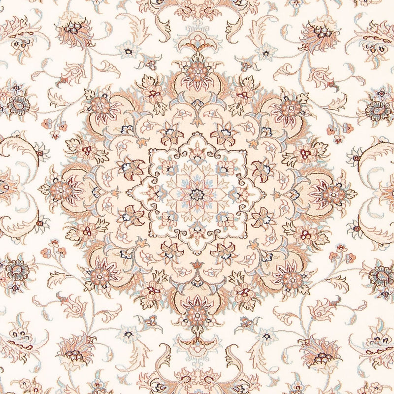 Perzisch tapijt - Tabriz - Royal - 197 x 152 cm - crème