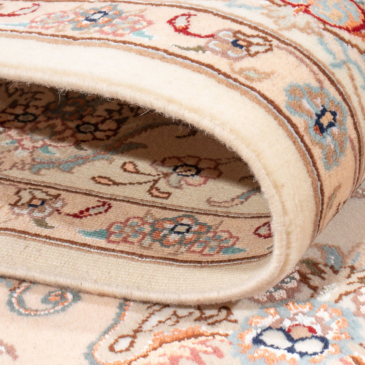 Perzisch tapijt - Tabriz - Royal - 197 x 152 cm - crème