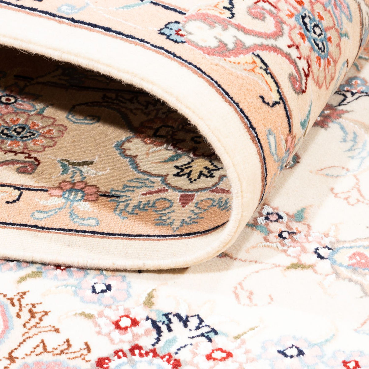 Perzisch tapijt - Tabriz - 202 x 150 cm - crème