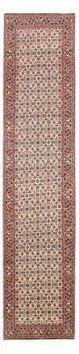 Loper Perzisch tapijt - Bijar - 383 x 85 cm - crème
