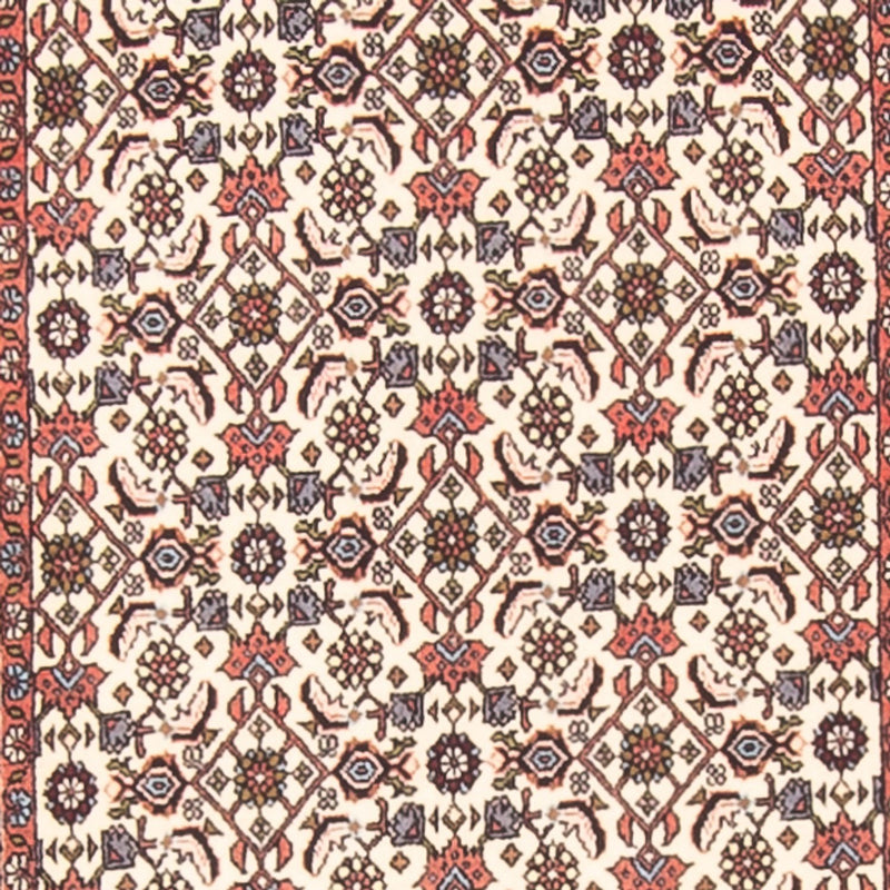 Loper Perzisch tapijt - Bijar - 383 x 85 cm - crème