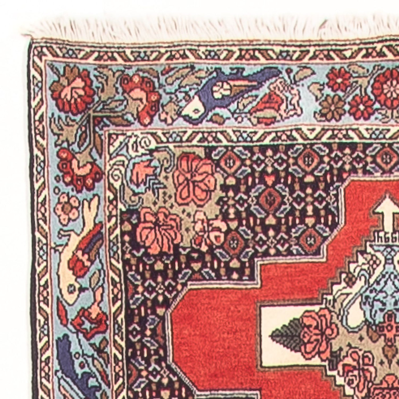 Senneh Tapijt 378x89cm - Perzisch tapijt