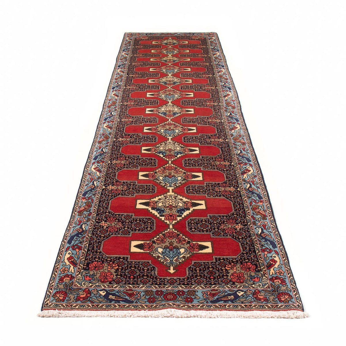 Loper Perzisch tapijt - Klassiek - 378 x 89 cm - rood