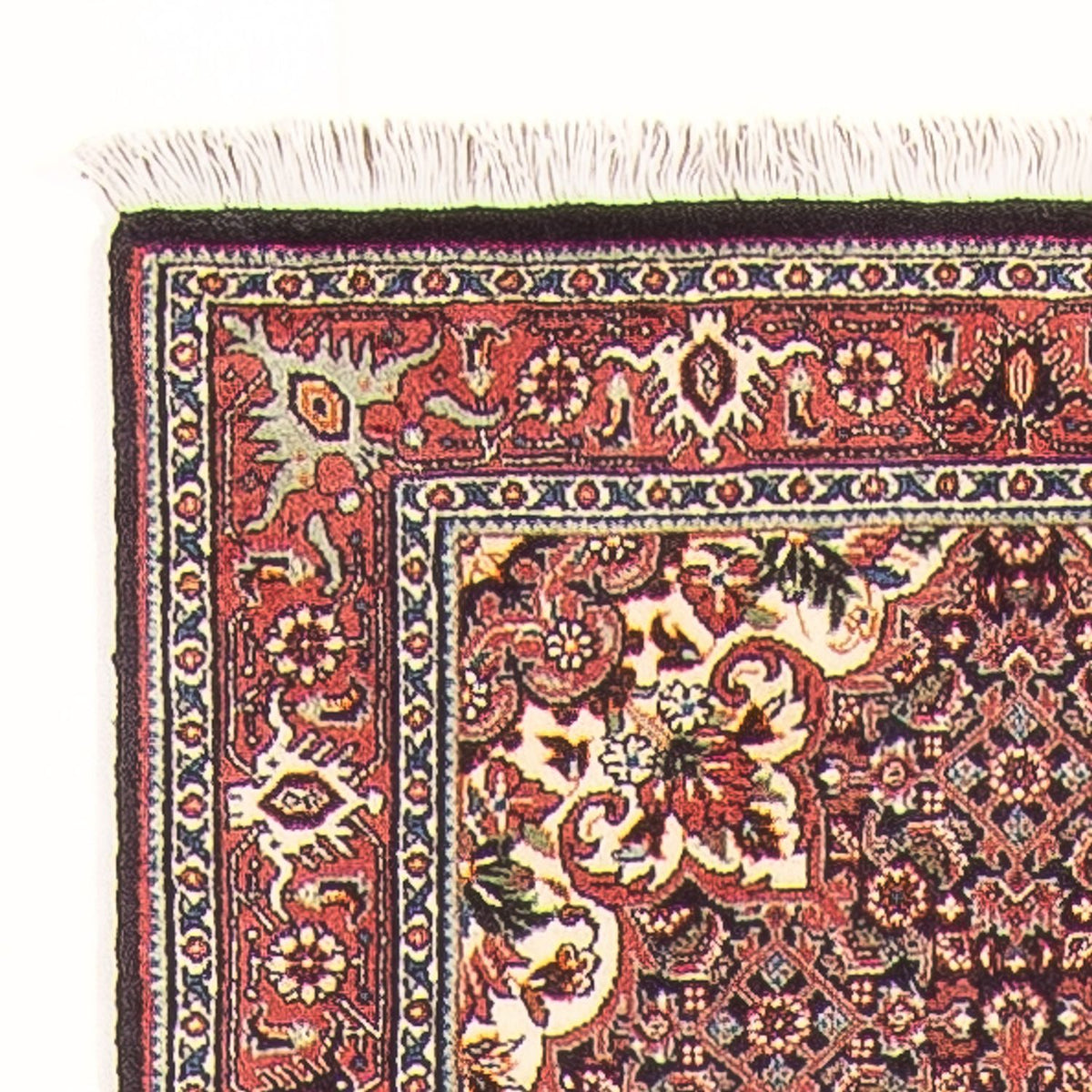 Loper Perzisch tapijt - Bijar - Koninklijk - 357 x 70 cm - donkerblauw