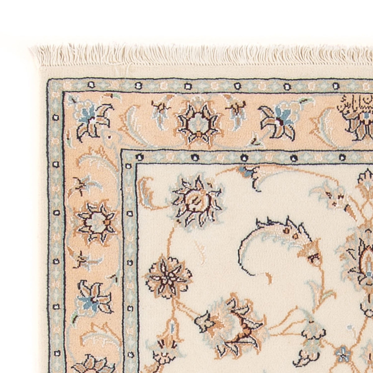 Perzisch tapijt - Nain - Premium - 118 x 80 cm - crème