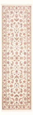 Loper Perzisch tapijt - Tabriz - Royal - 296 x 86 cm - crème