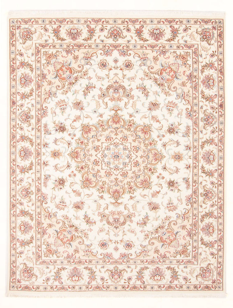 Perzisch tapijt - Tabriz - Royal - 200 x 149 cm - crème