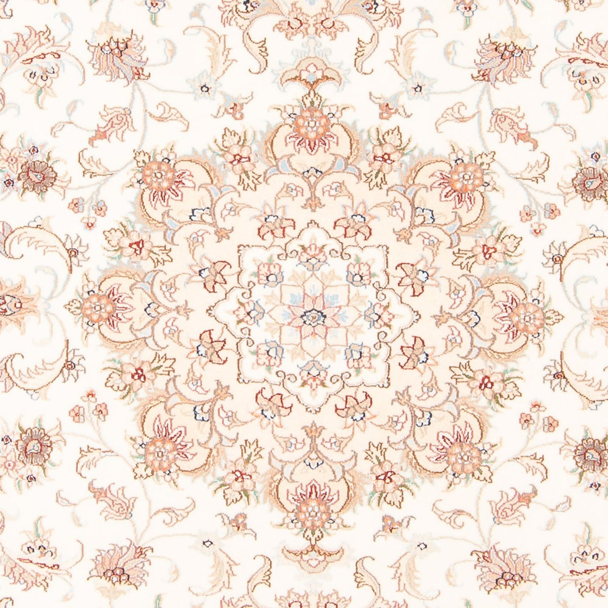 Perzisch tapijt - Tabriz - Royal - 200 x 149 cm - crème