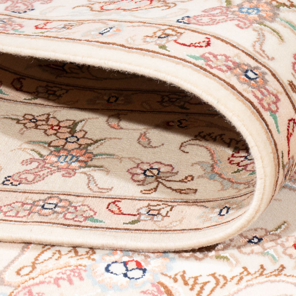 Perzisch tapijt - Tabriz - Royal - 200 x 149 cm - crème