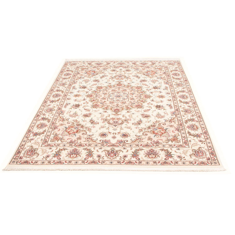 Perzisch tapijt - Tabriz - Royal - 200 x 149 cm - crème