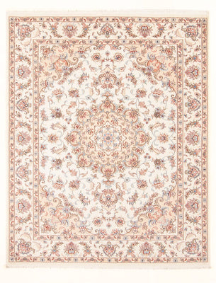 Perzisch tapijt - Tabriz - Royal - 198 x 150 cm - crème