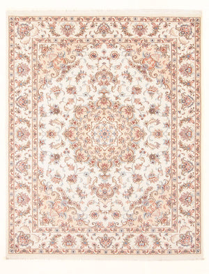 Perzisch tapijt - Tabriz - Royal - 198 x 150 cm - crème