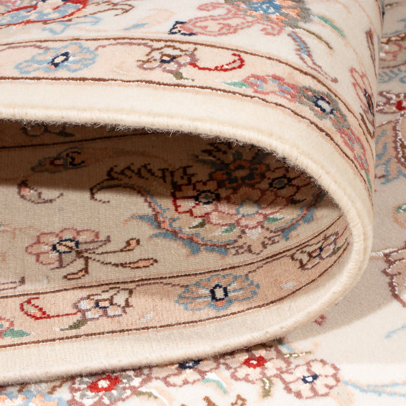 Perzisch tapijt - Tabriz - Royal - 198 x 150 cm - crème