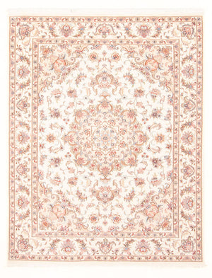 Perzisch tapijt - Tabriz - Royal - 194 x 148 cm - crème