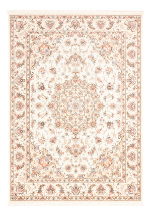 Perzisch tapijt - Tabriz - 203 x 148 cm - crème