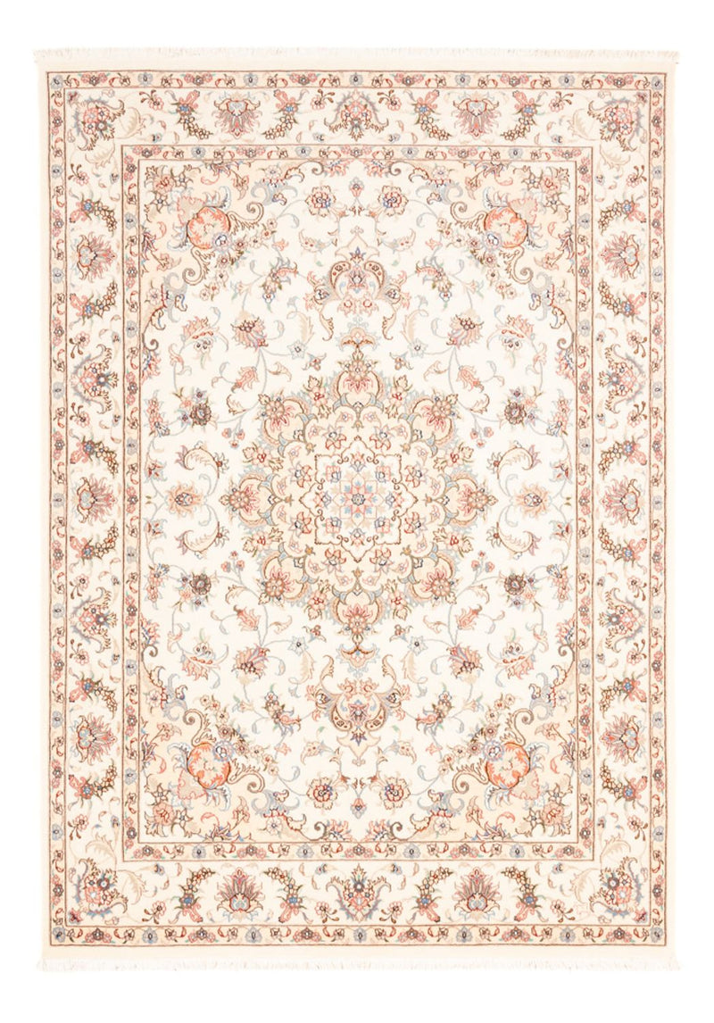 Perzisch tapijt - Tabriz - 203 x 148 cm - crème