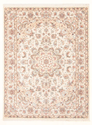 Perzisch tapijt - Tabriz - Royal - 203 x 150 cm - crème