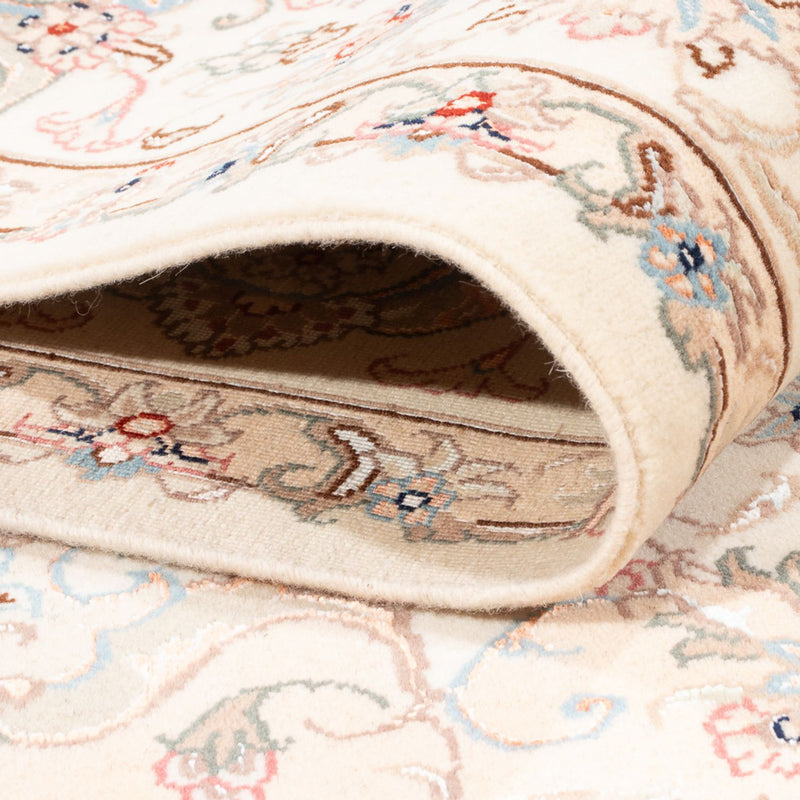 Perzisch tapijt - Tabriz - Royal - 203 x 150 cm - crème